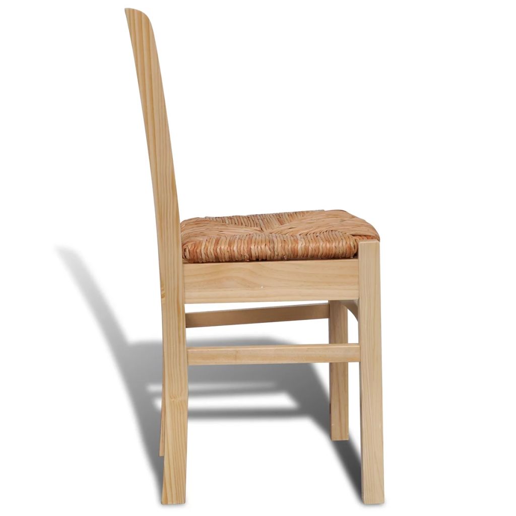 Valgomojo kėdės, 2 vnt., pušies mediena