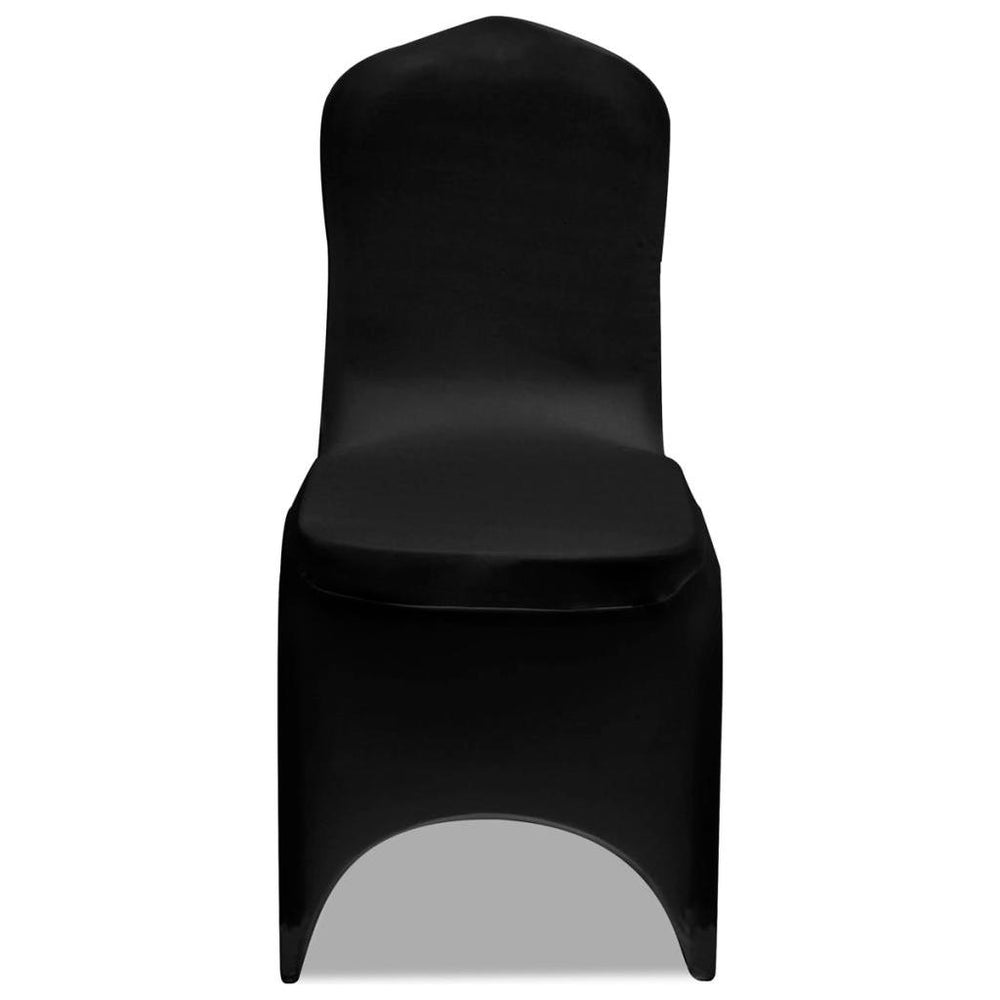 50 Tamprių Kėdžių Užvalkalų, Juodos Spalvos