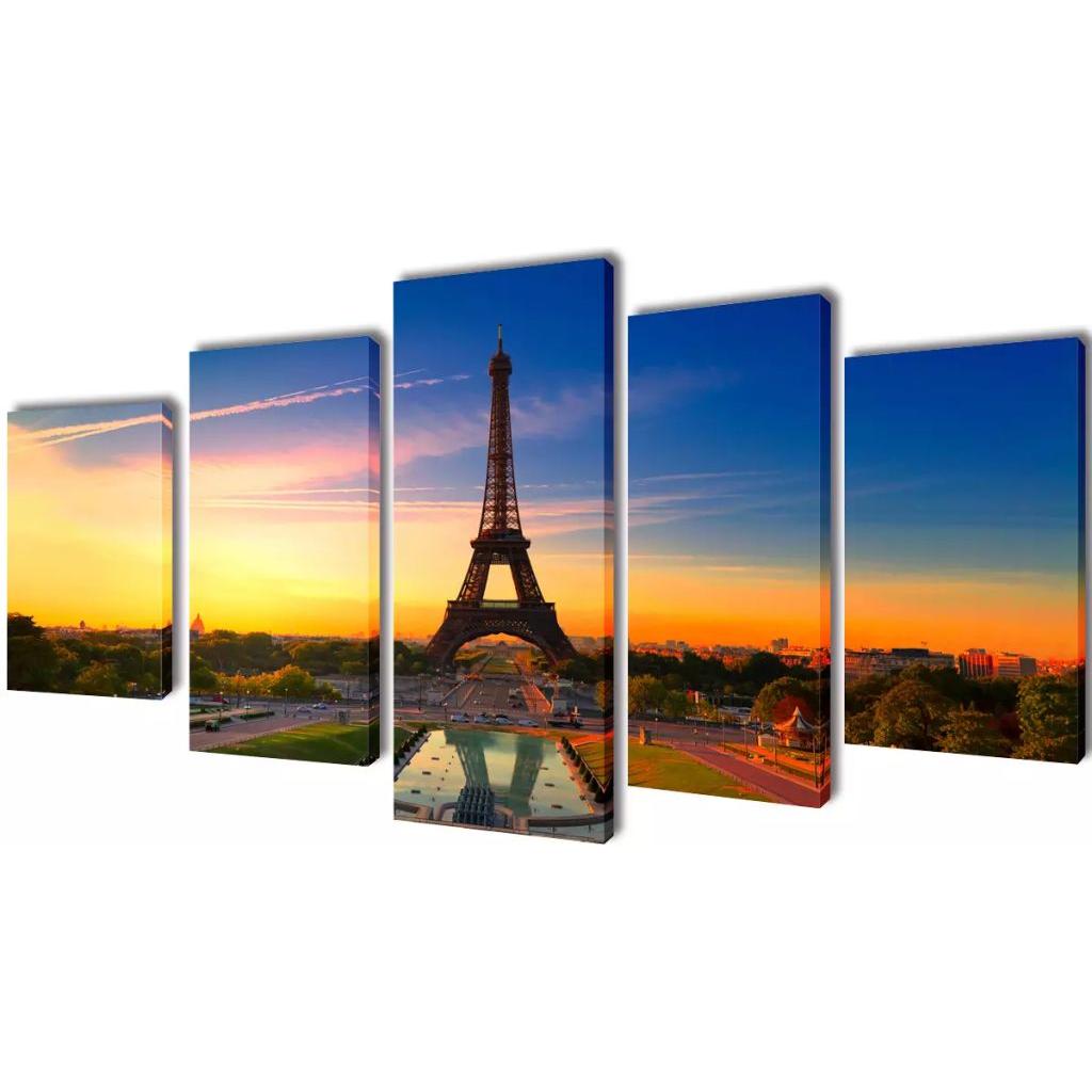Fotopaveikslas "Eifelio Bokštas" ant Drobės 200 x 100 cm