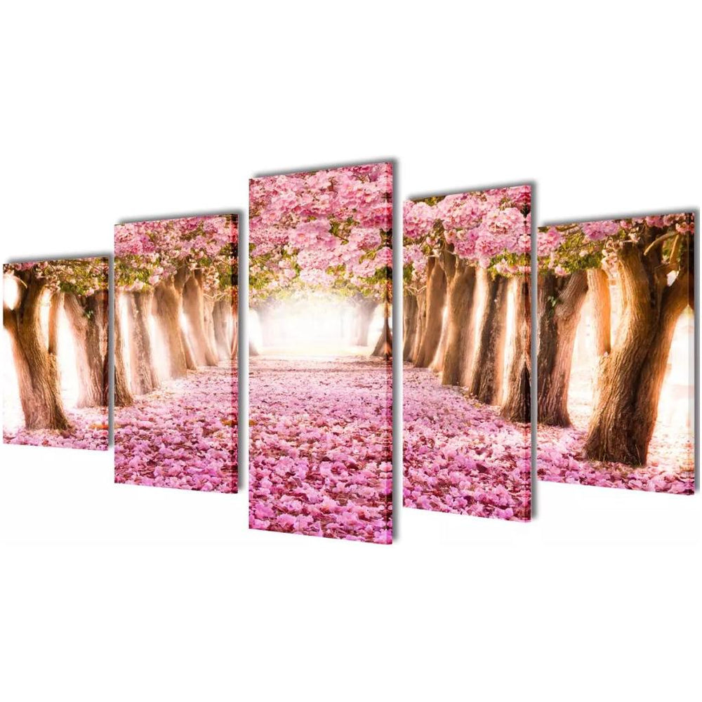 Fotopaveikslas "Vyšnių Žiedai" ant Drobės 200 x 100 cm