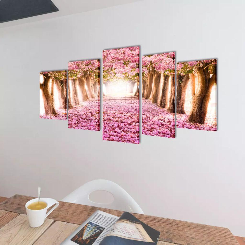 Fotopaveikslas "Vyšnių Žiedai" ant Drobės 200 x 100 cm