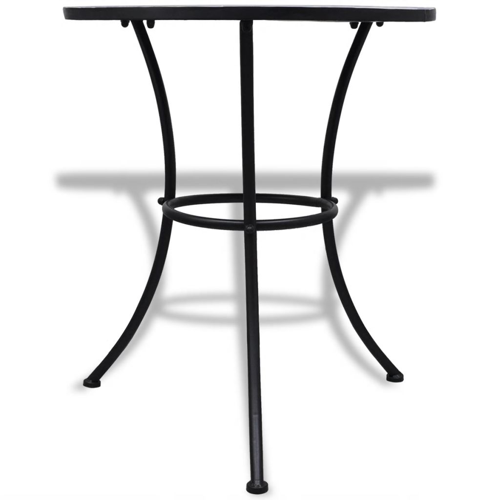 Stalas 60 cm, Mėlynos/Baltos Spalvos Mozaika