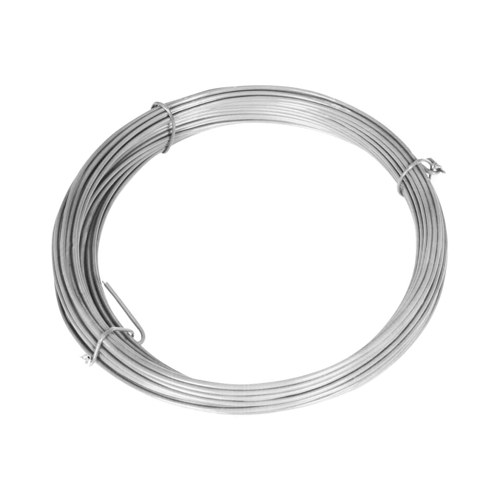 Cinkuotos Vielos Tinklas Tvorai su Kuoliukais ir Stulpais 15 x 1,25 m