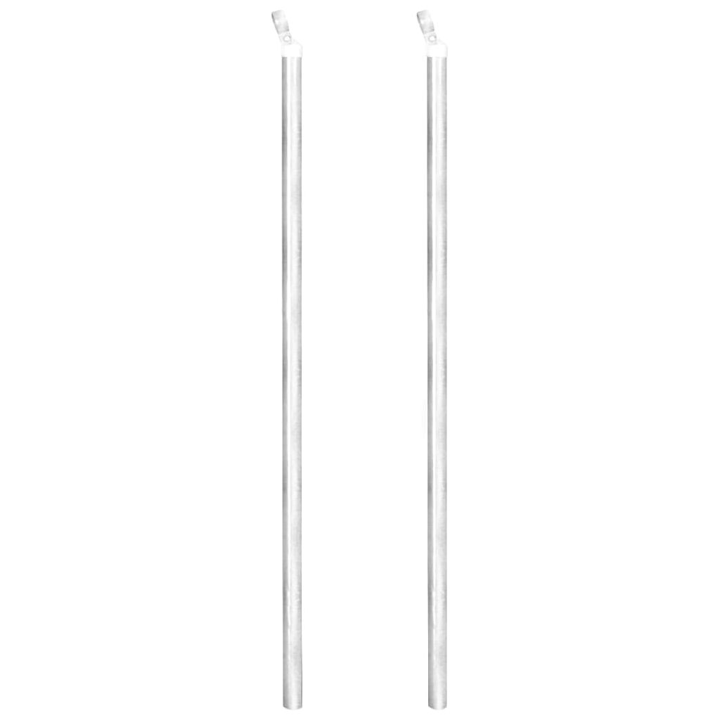 Cinkuotos Vielos Tinklas Tvorai su Kuoliukais ir Stulpais 15 x 1,25 m