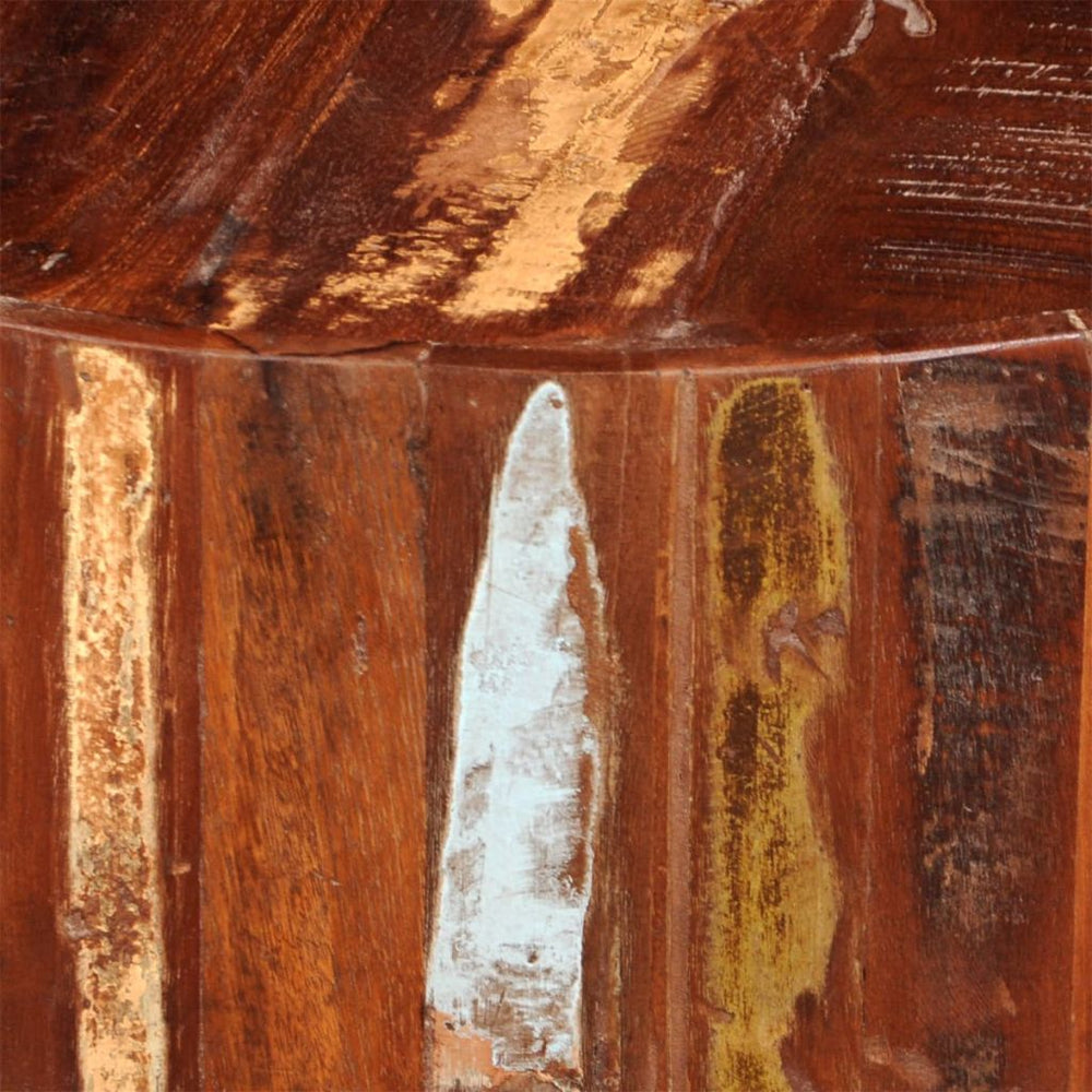 Perdirbtos masyvios medienos kavos staliukas, apvalus