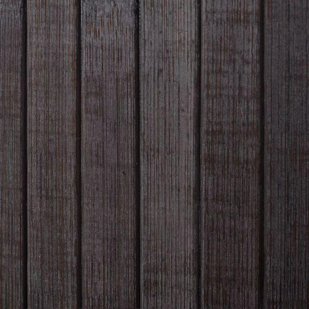 Kambario pertvara iš bambuko, tamsiai ruda, 250x165 cm