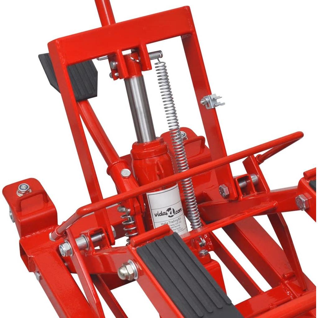 Hidraulinis Motociklo/ATV Keltuvas, 680 kg, Raudonas