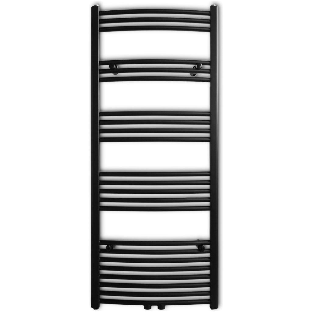 Juodas Radiatorius, Rankšluosčių Džiovykla Vonios Kambariui 600x1424mm