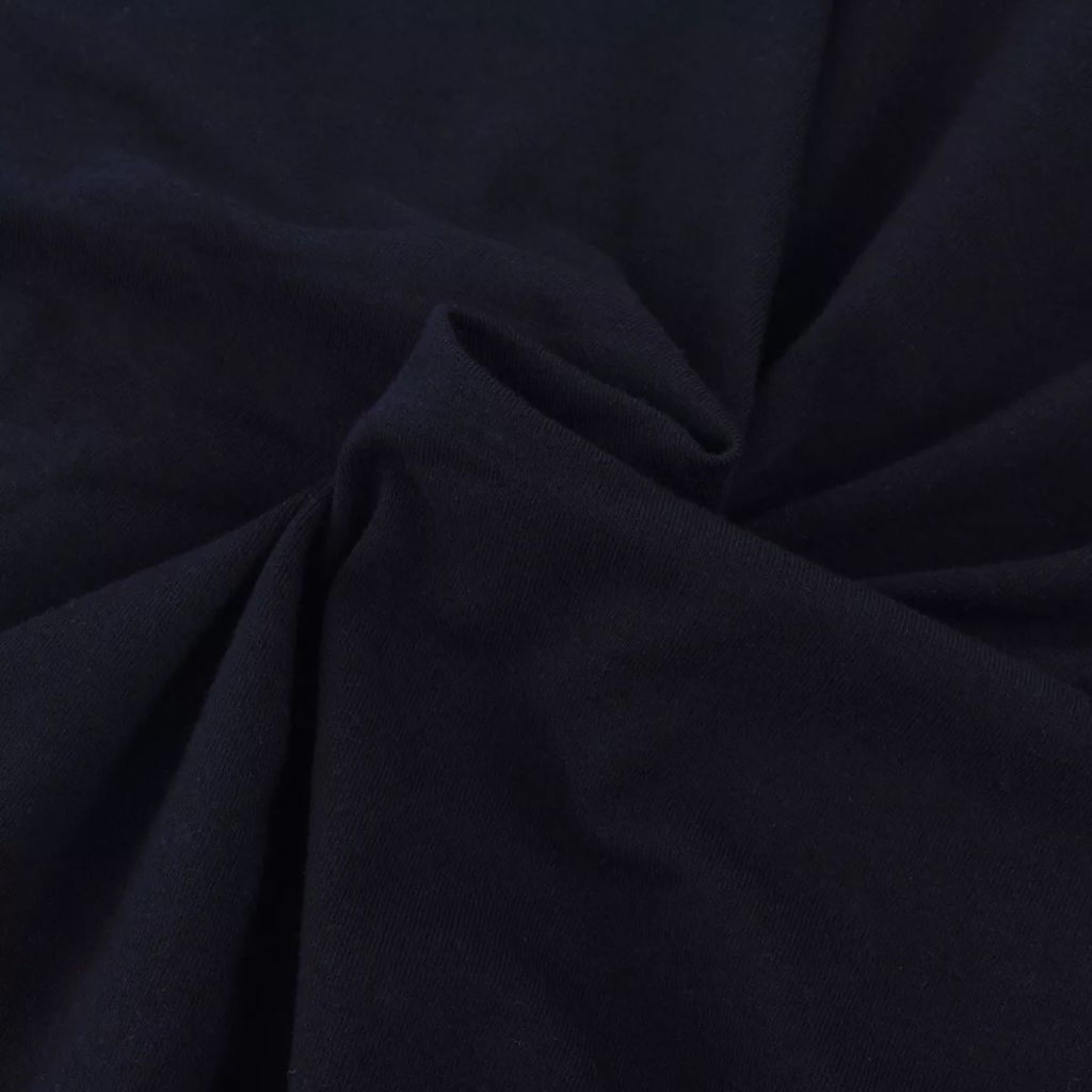 Tamprus sofos užvalkalas, juodas, džersio medvilnė