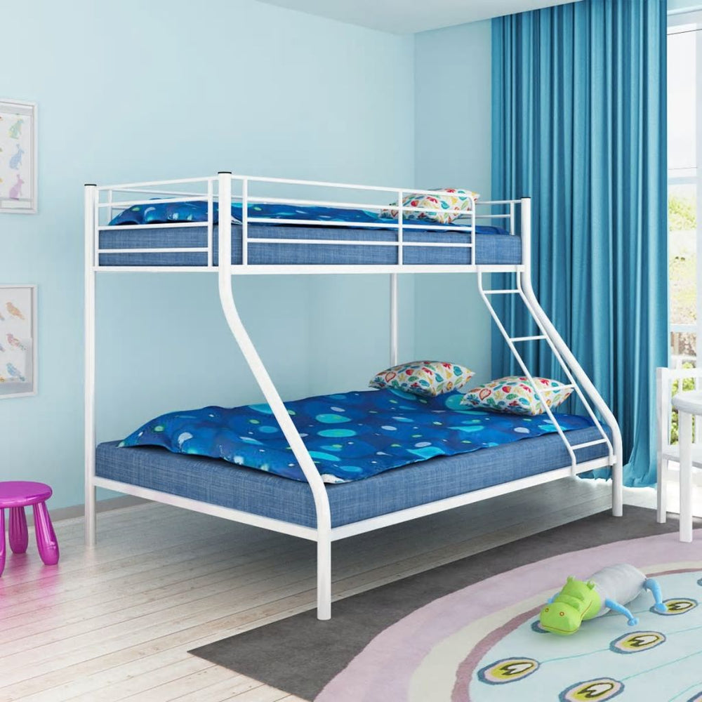 Vaik. dviaukštės lovos rėmas, balt. sp., 140x200cm/90x200cm