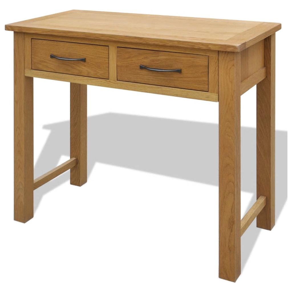 Kosmetinis staliukas su kėdute, ąžuolo medienos masyvas