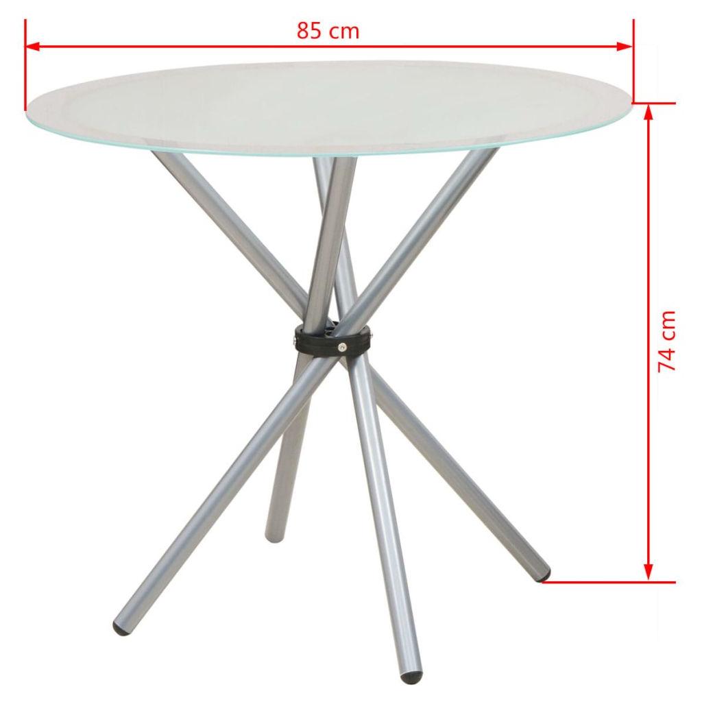 5 dalių valgomojo stalo ir kėdžių komplektas
