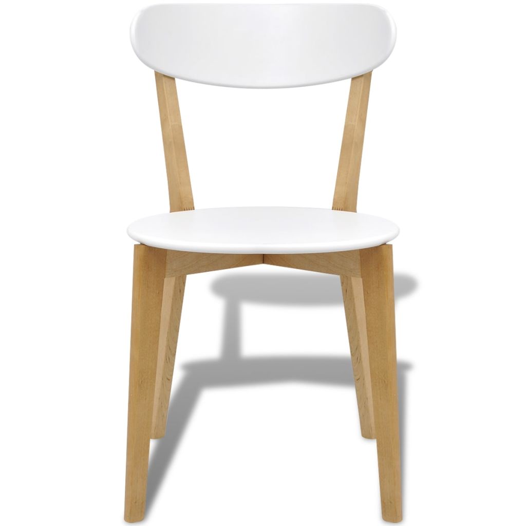 Valgomojo kėdės, 4 vnt., MDF ir beržo mediena