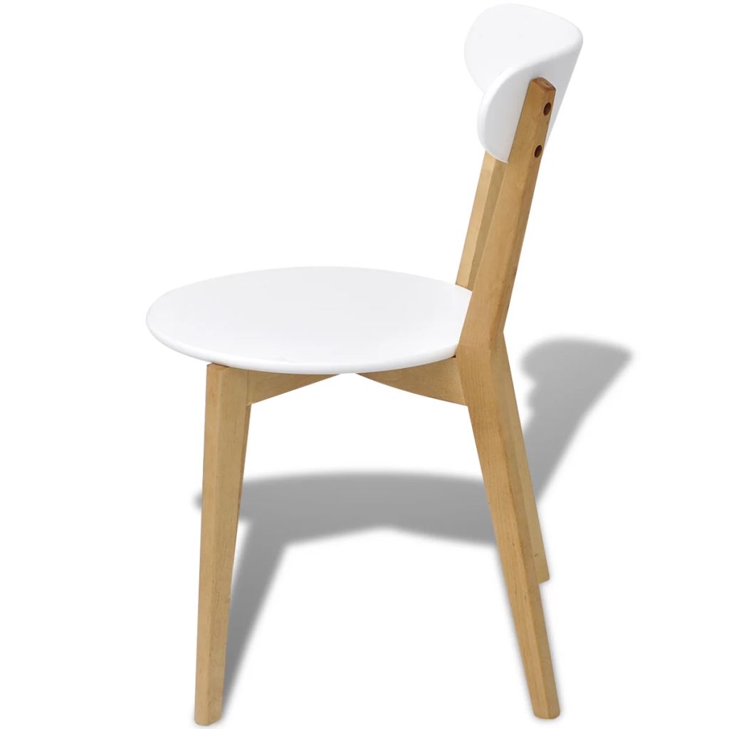 Valgomojo kėdės, 4 vnt., MDF ir beržo mediena