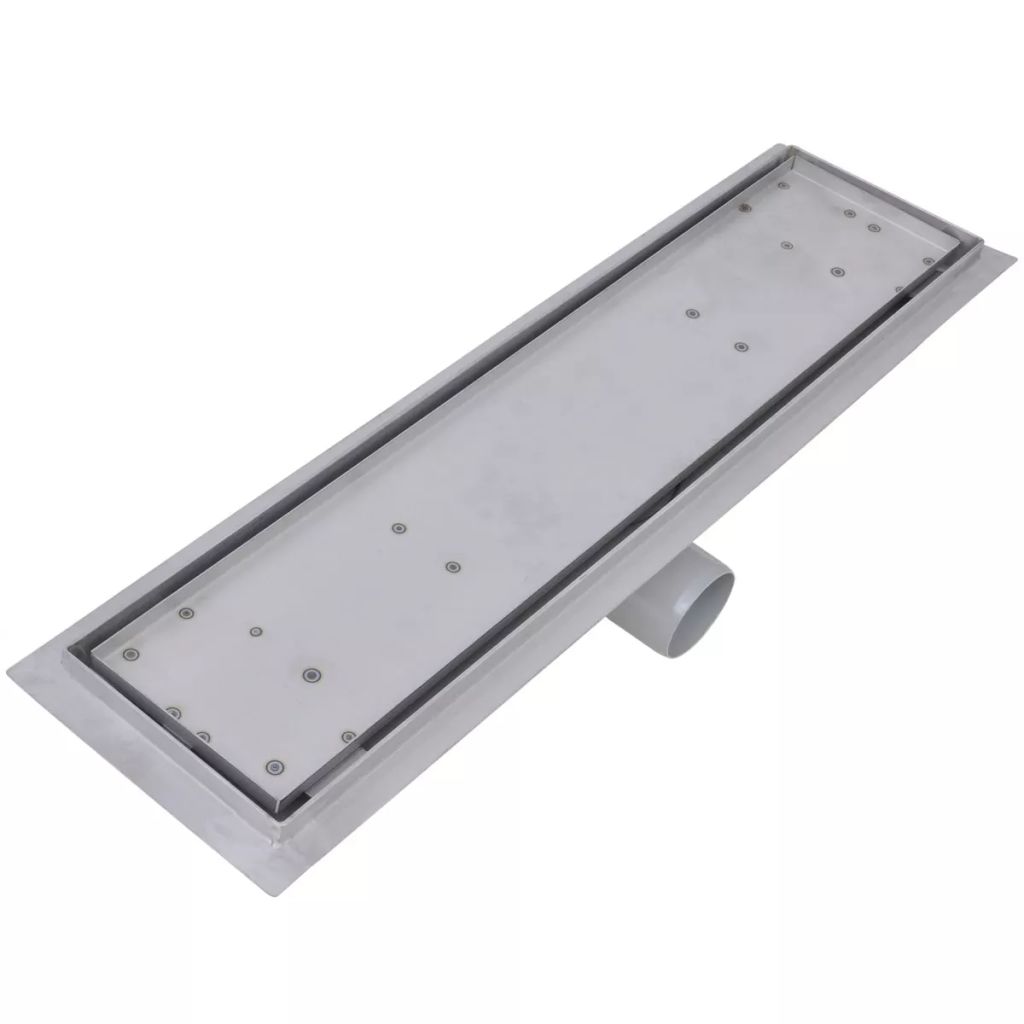 pailgas dušo latakas, nerūdijančio plieno, 530x140 mm