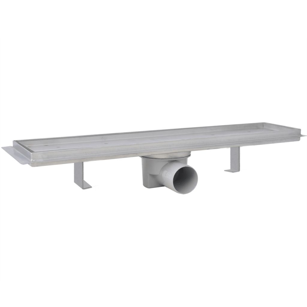 pailgas dušo latakas, nerūdijančio plieno, 530x140 mm