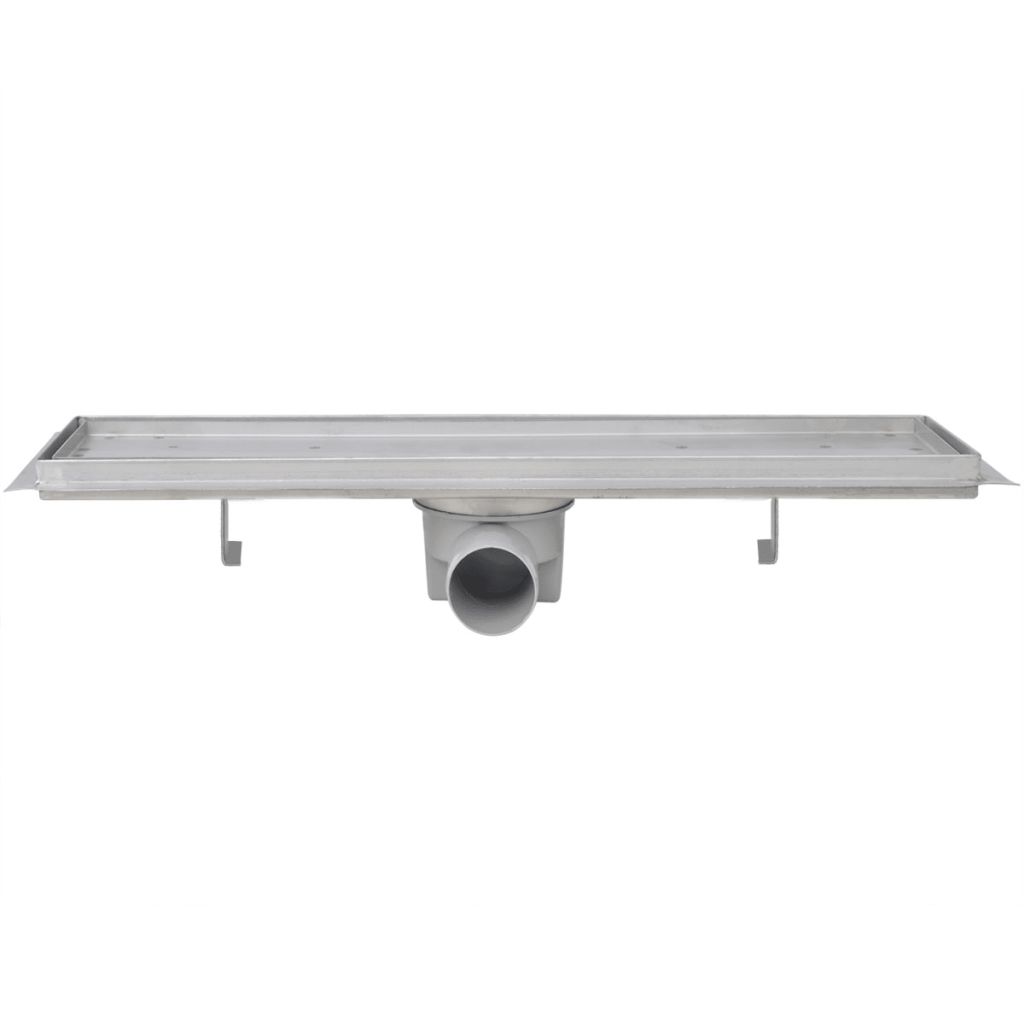 pailgas dušo latakas, nerūdijančio plieno, 530x140 mm