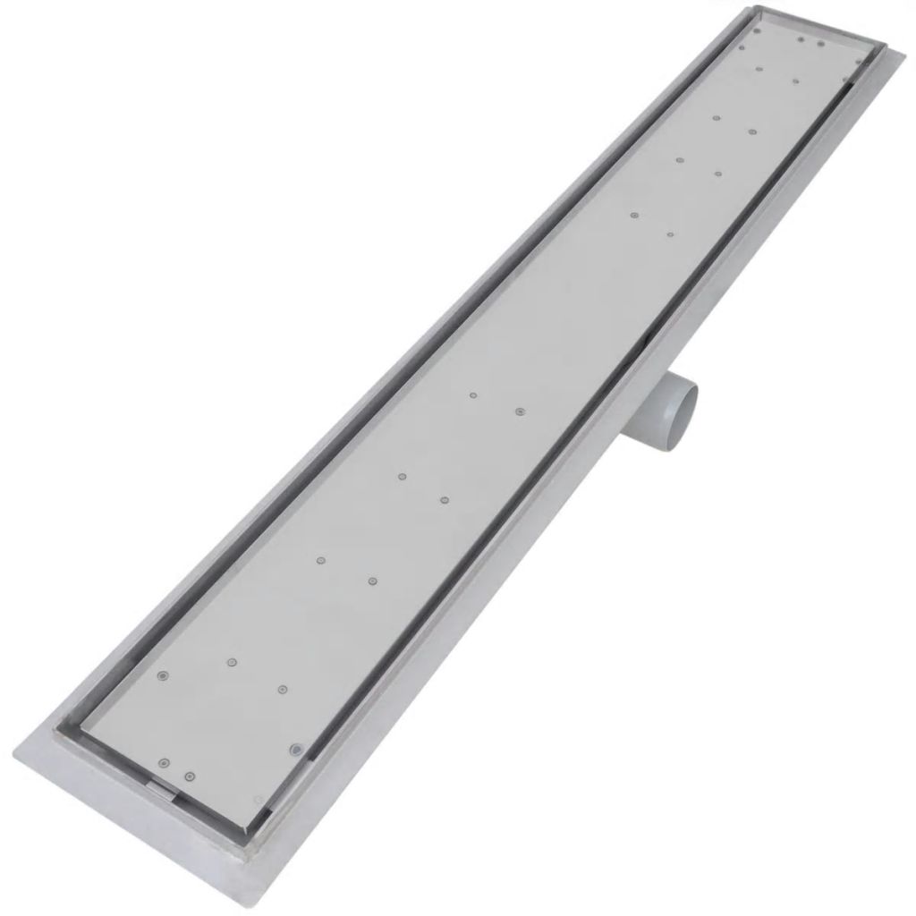 pailgas dušo latakas, 830x140 mm, nerūdijančio plieno