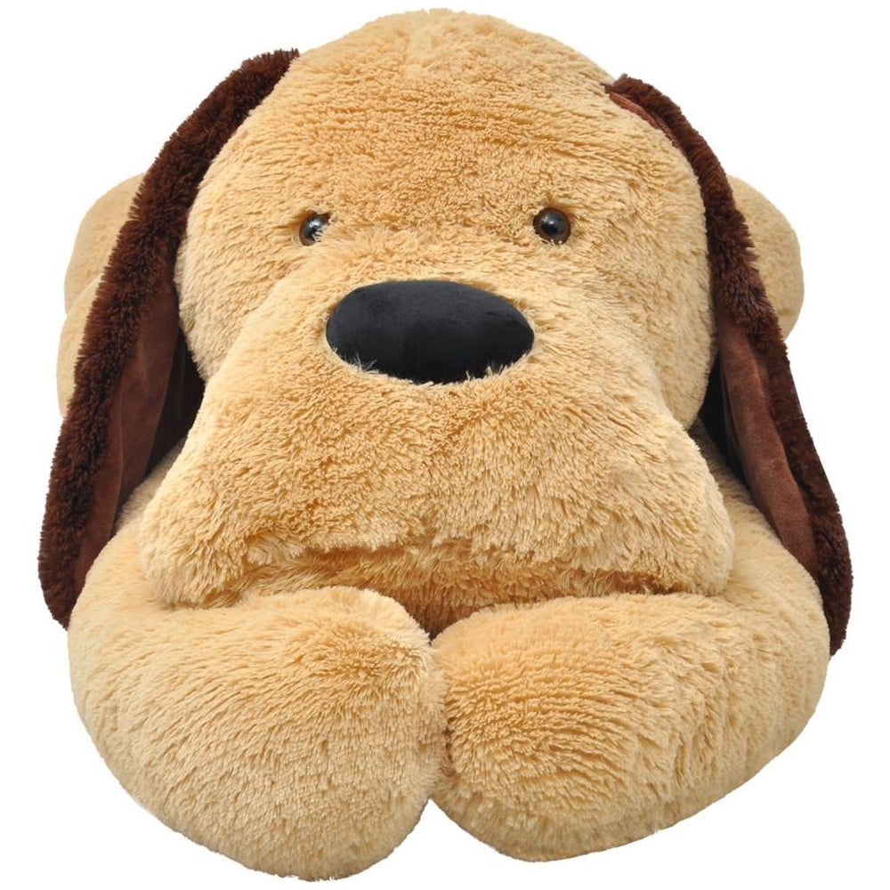 Minkštas žaislinis šuo, pliušinis, rudas, 160 cm