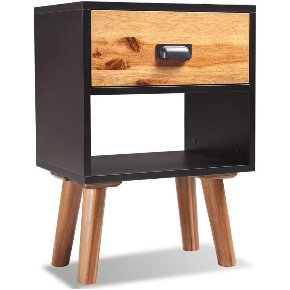 naktinis staliukas, akacijos mediena, 40x30x58 cm