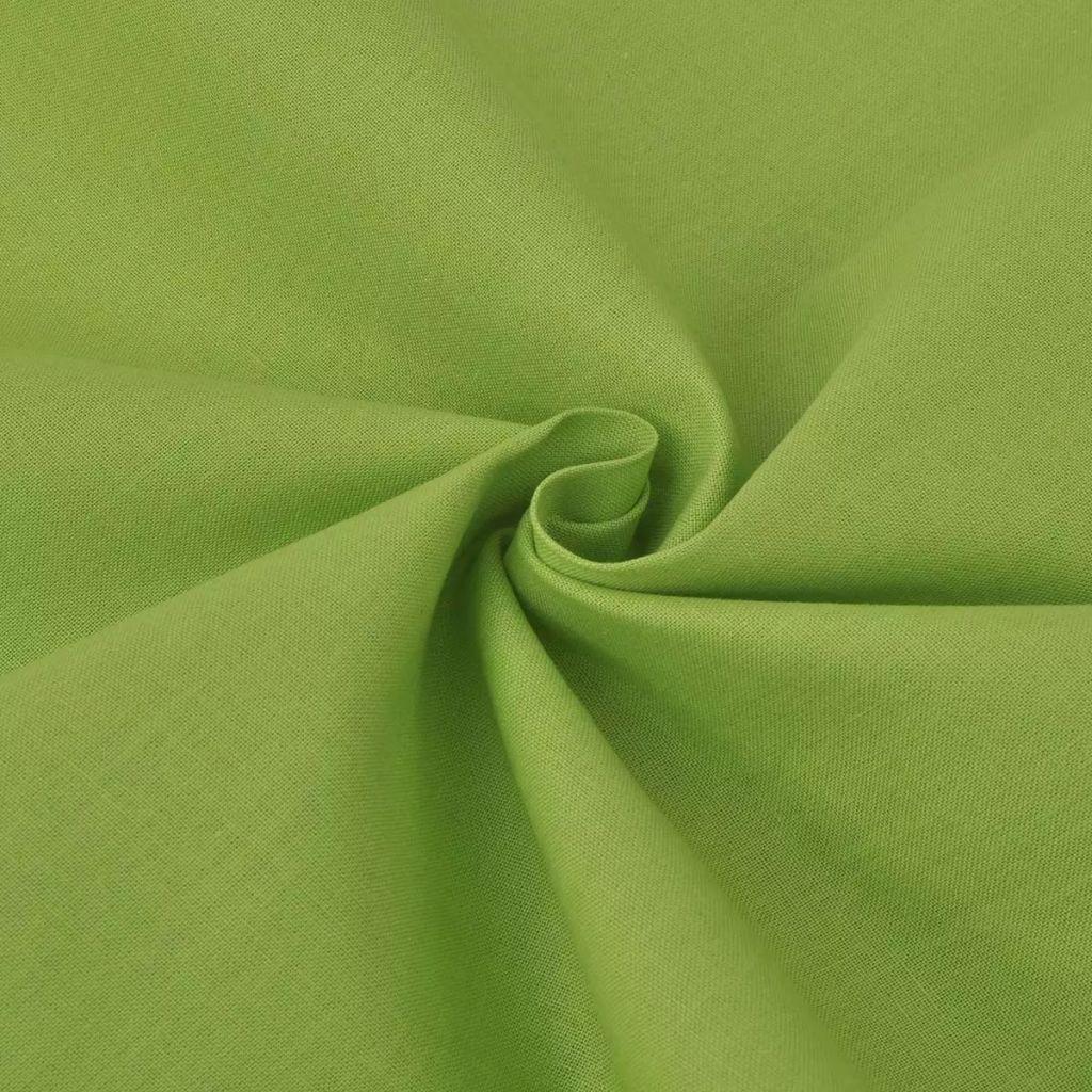 Lygios paklodės, 2 vnt., medvilnė, 240x260 cm, šviesiai žalios