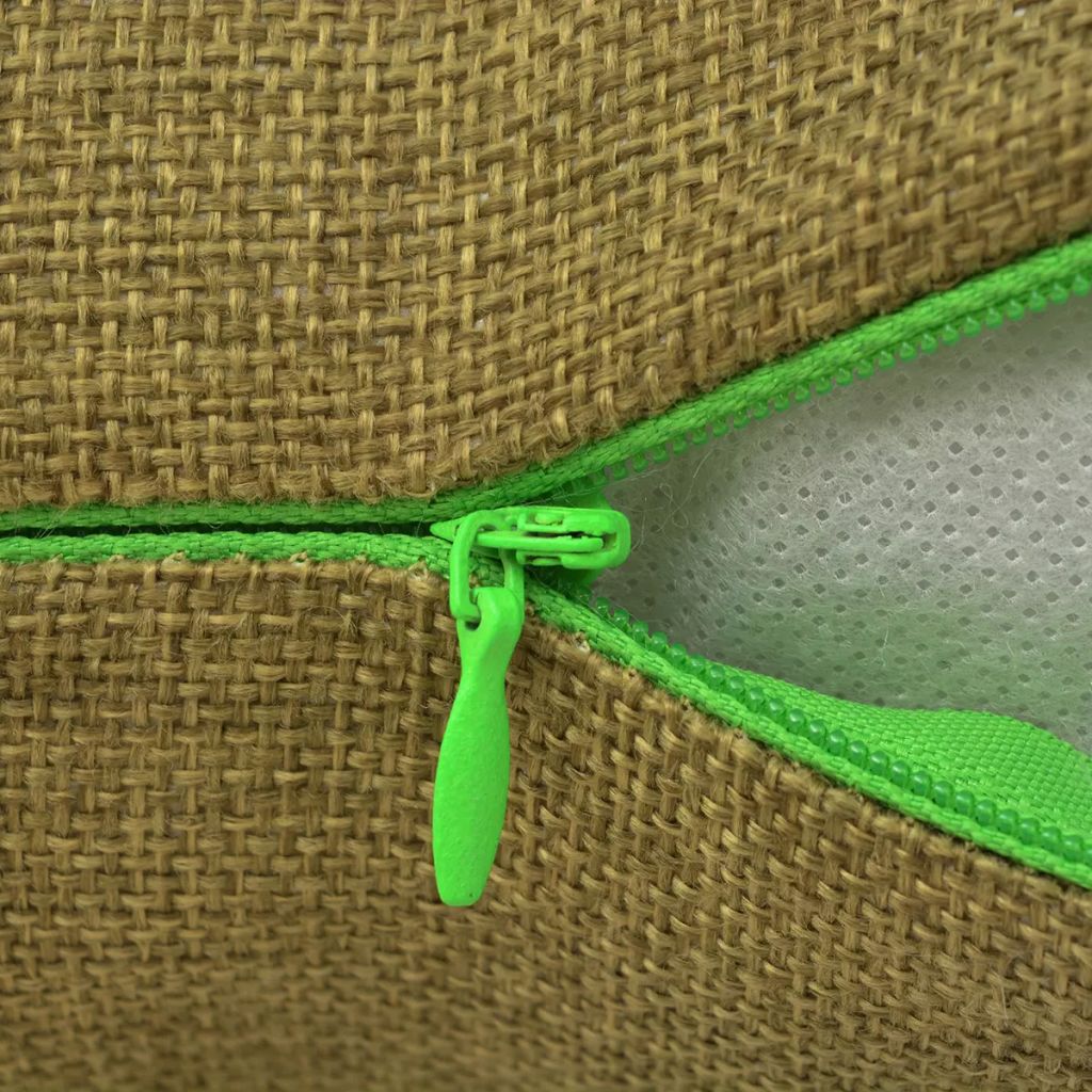 Pagalvėlių užvalkalai, 4 vnt., lino imitacija, žali, 40 x 40 cm