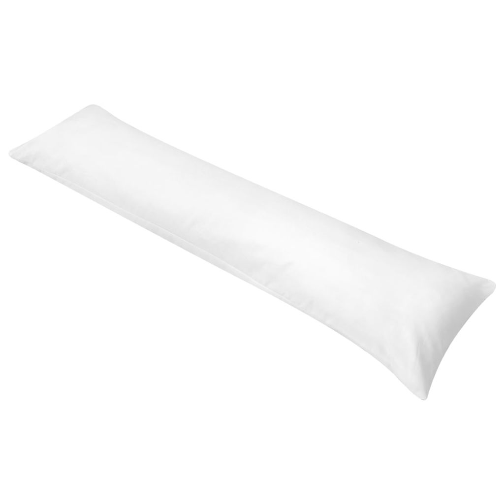 Šoninė pagalvė kūnui, 40x145 cm, balta