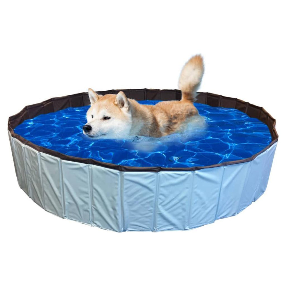 429419 @Pet Dog Swimming Pool 120x30cm L Blue