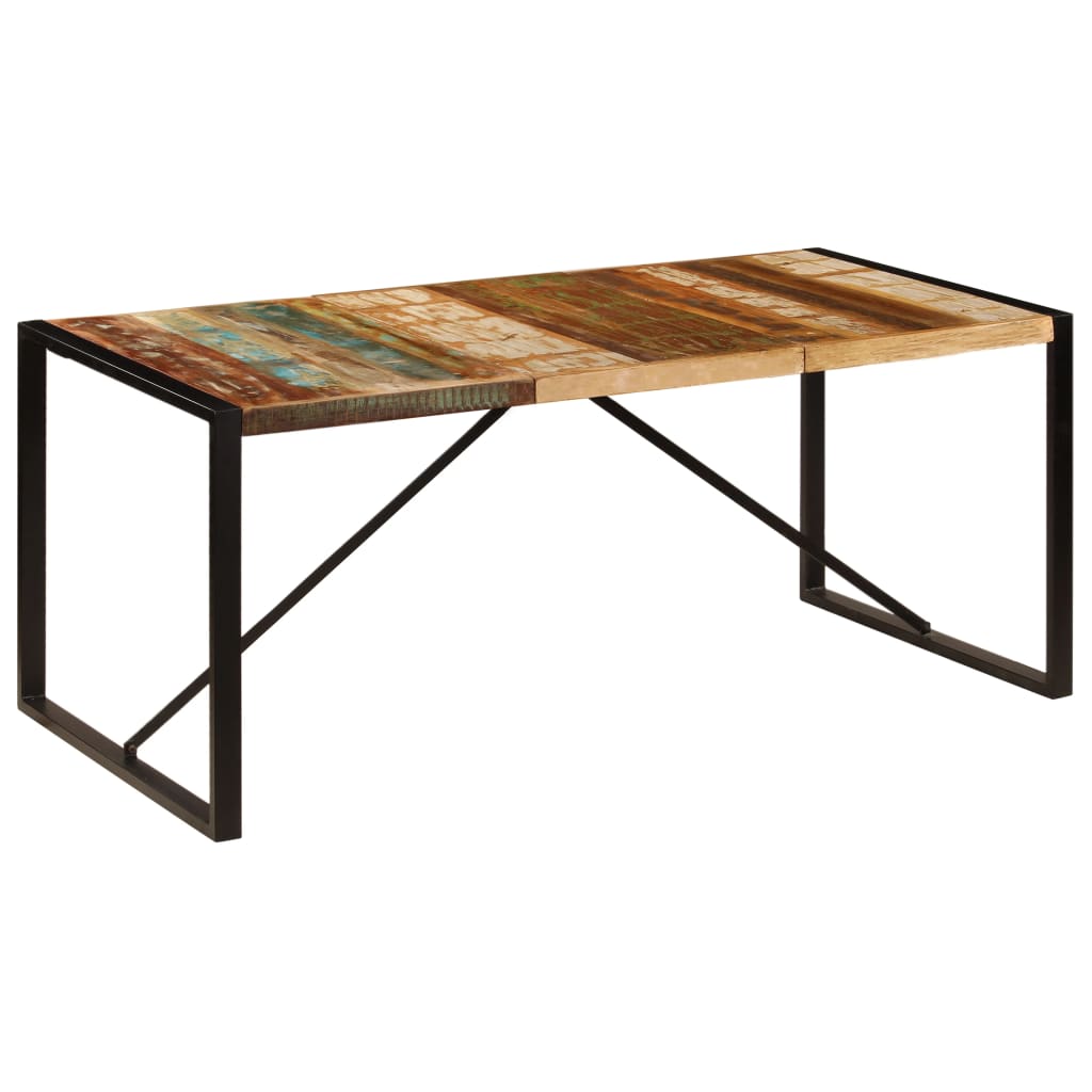 Valgomojo stalas, 180x90x75cm, perdirbtos medienos masyvas