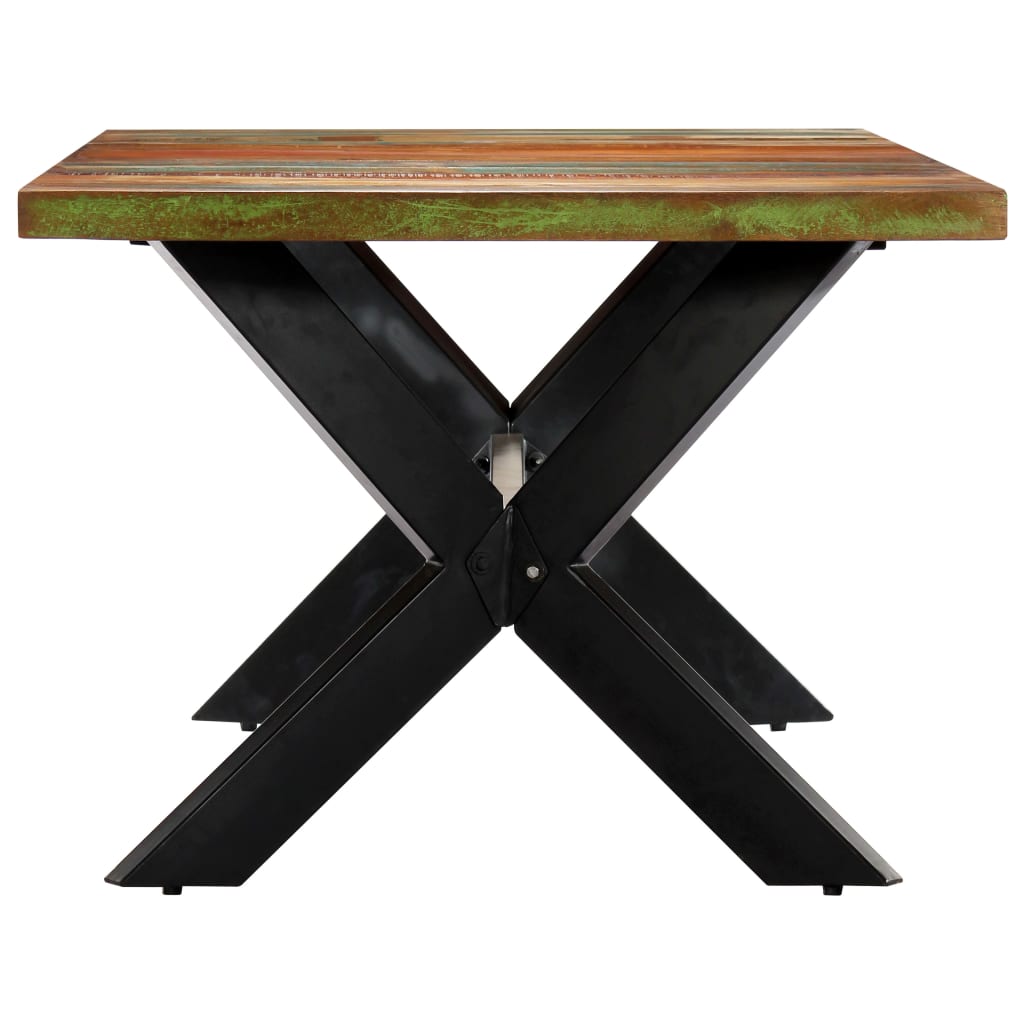 Valgomojo stalas, 200x100x75cm, perdirbtos medienos masyvas