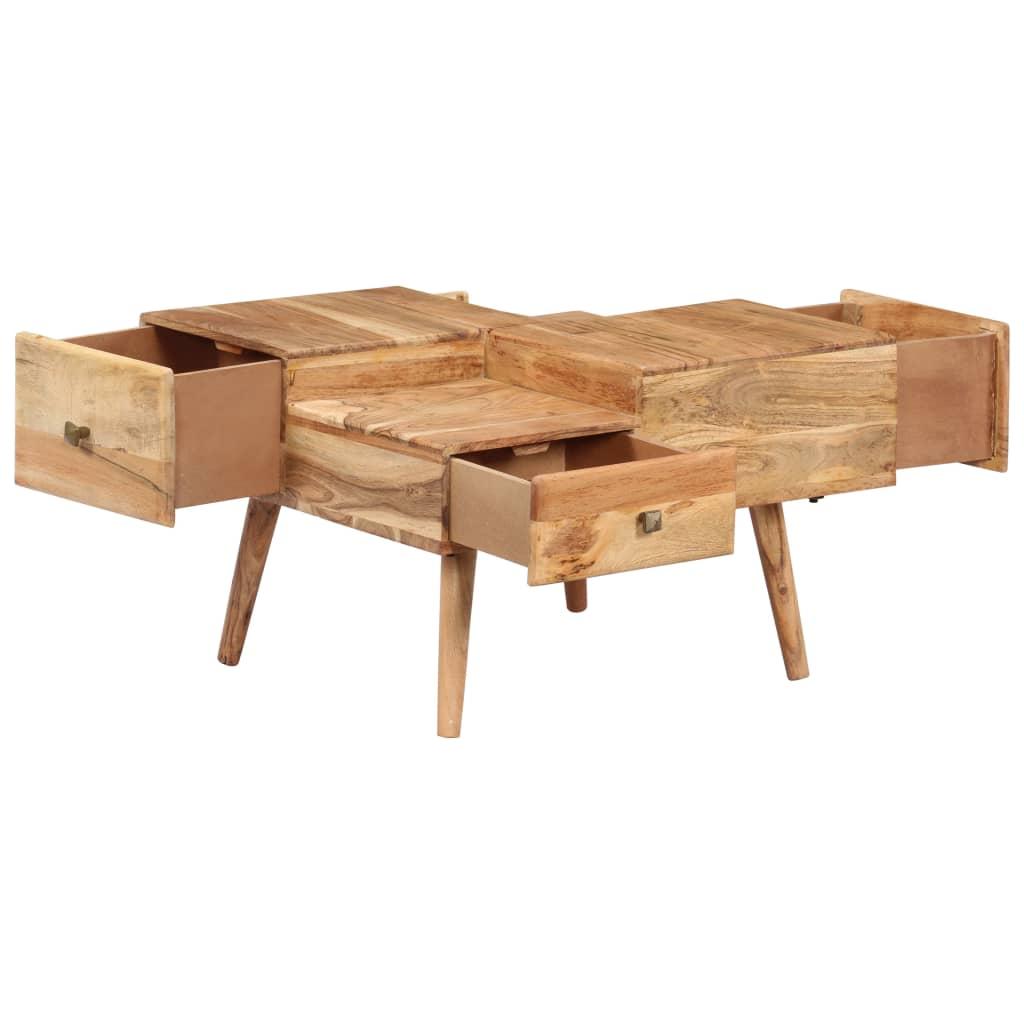 Kavos staliukas, 70x60x42cm, akacijos medienos masyvas