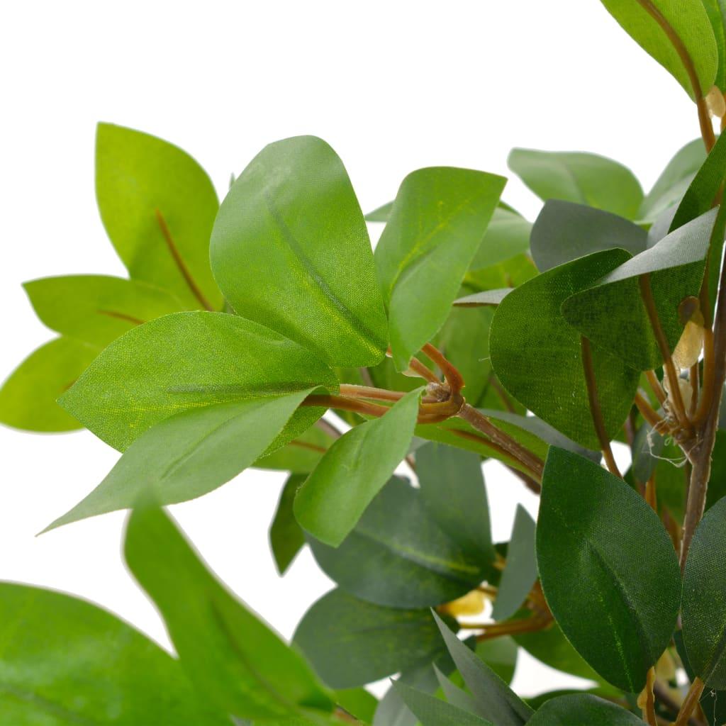 Dirbtinis augalas-lauramedis su vazonu, žalios spalvos, 120cm