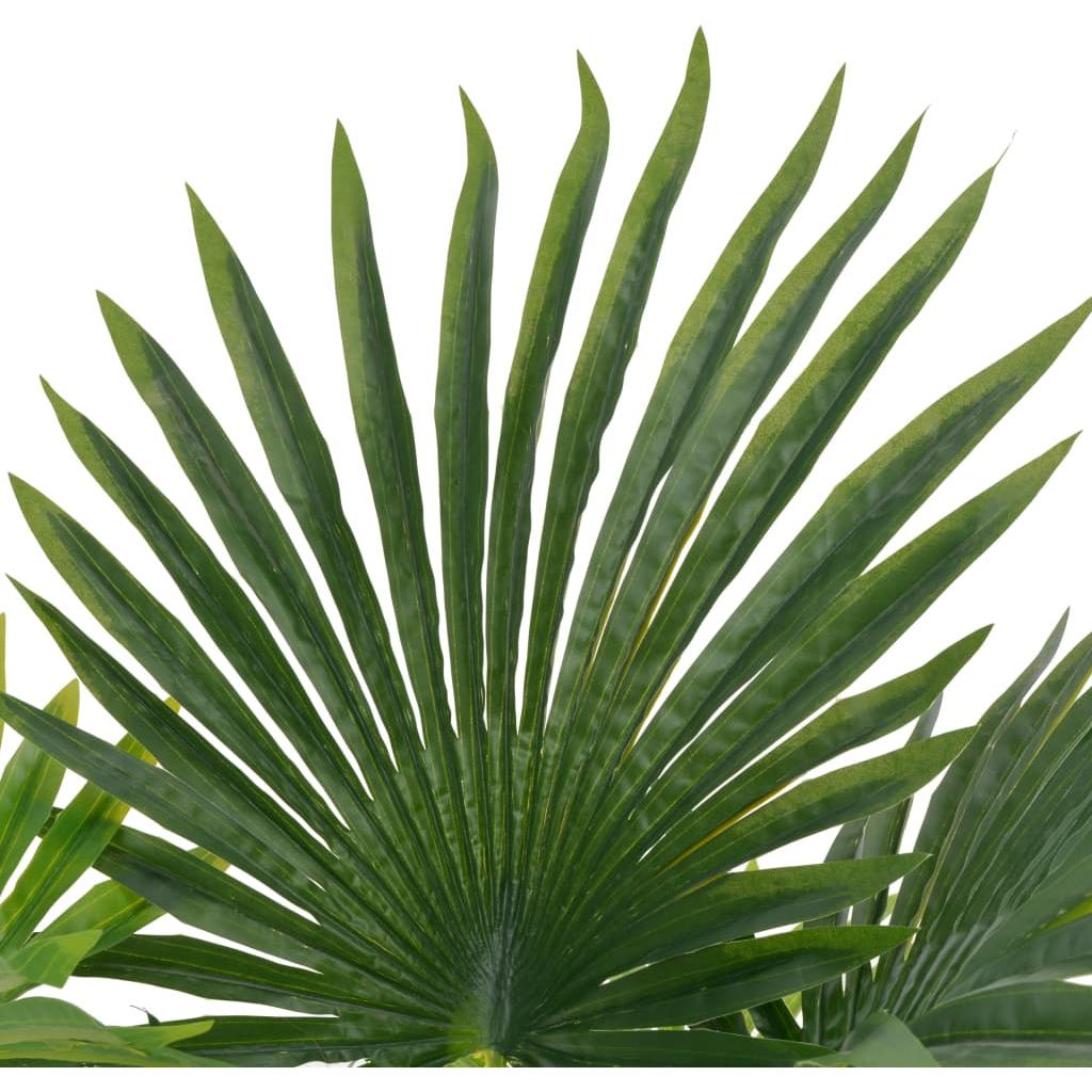 Dirbtinė palmė su vazonu, 70 cm, žalias