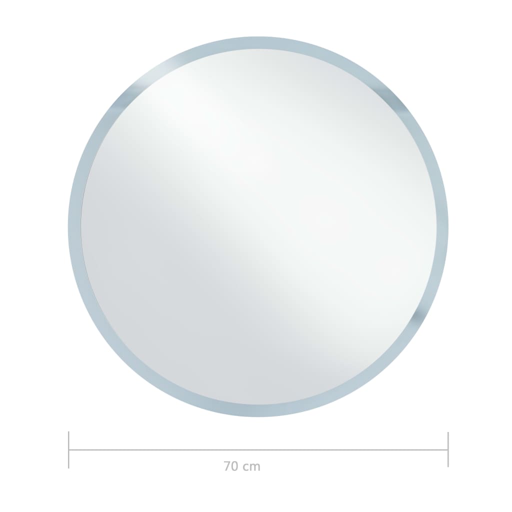 Vonios kambario veidrodis su LED, 70cm