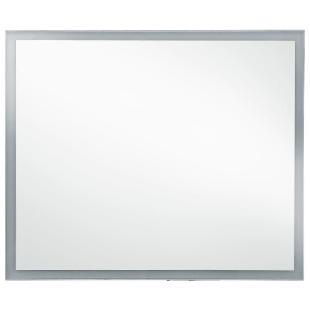 Sieninis vonios kambario veidrodis su LED, 80x60cm
