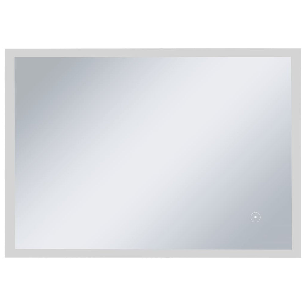 Sieninis vonios kambario veidrodis su LED ir jutikliu, 100x60cm