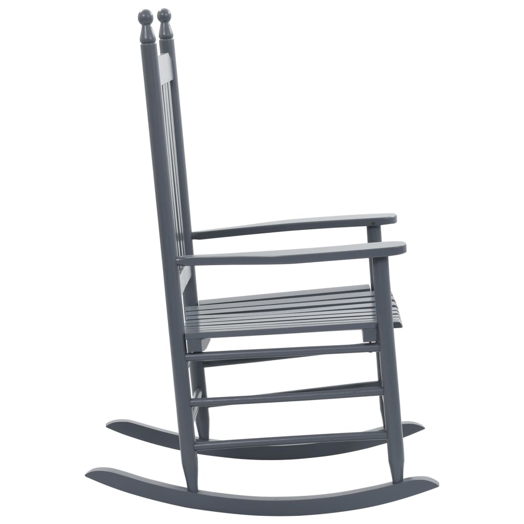 Supama kėdė su išlenkta sėdyne, pilka, mediena
