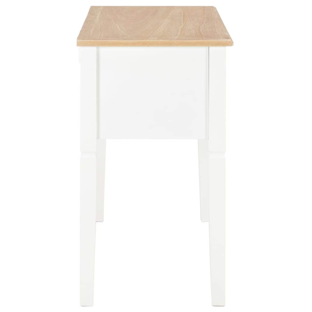 Rašomasis stalas, baltos sp., 109,5x45x77,5cm, mediena