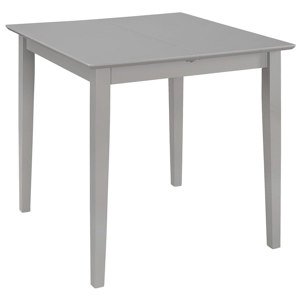 Išskleidž. valg. stalas, pilkas, (80x120)x80x74 cm, MDF