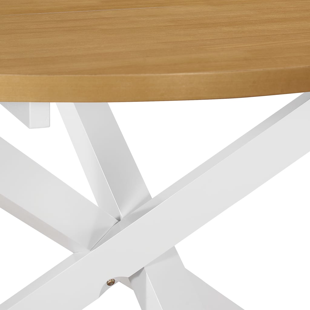 Valgomojo stalas, baltas, 120x75cm, MDF