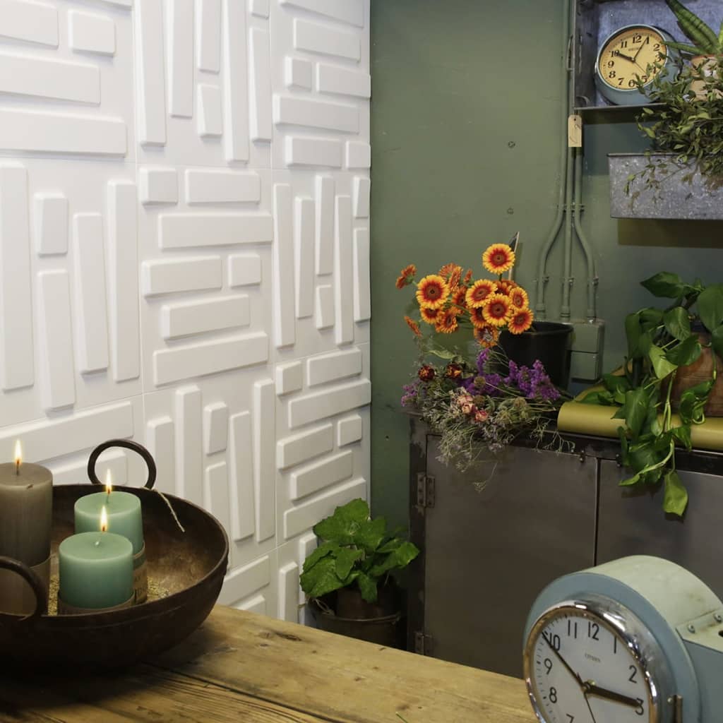 WallArt 3D Sienos plokštės GA-WA02, 24 vnt., plytų dizainas