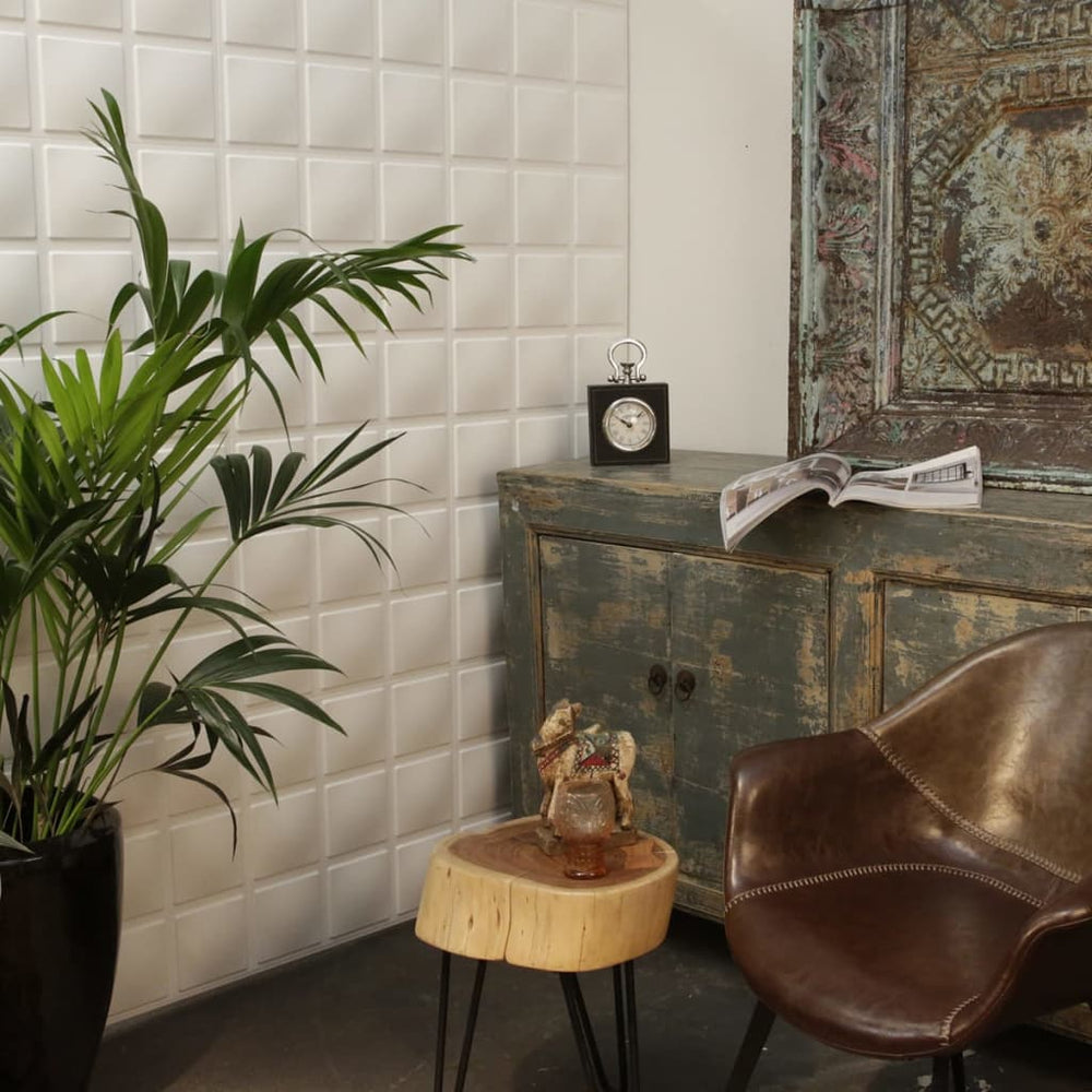 WallArt 3D Sienos plokštės GA-WA07, 24 vnt., kubų dizainas