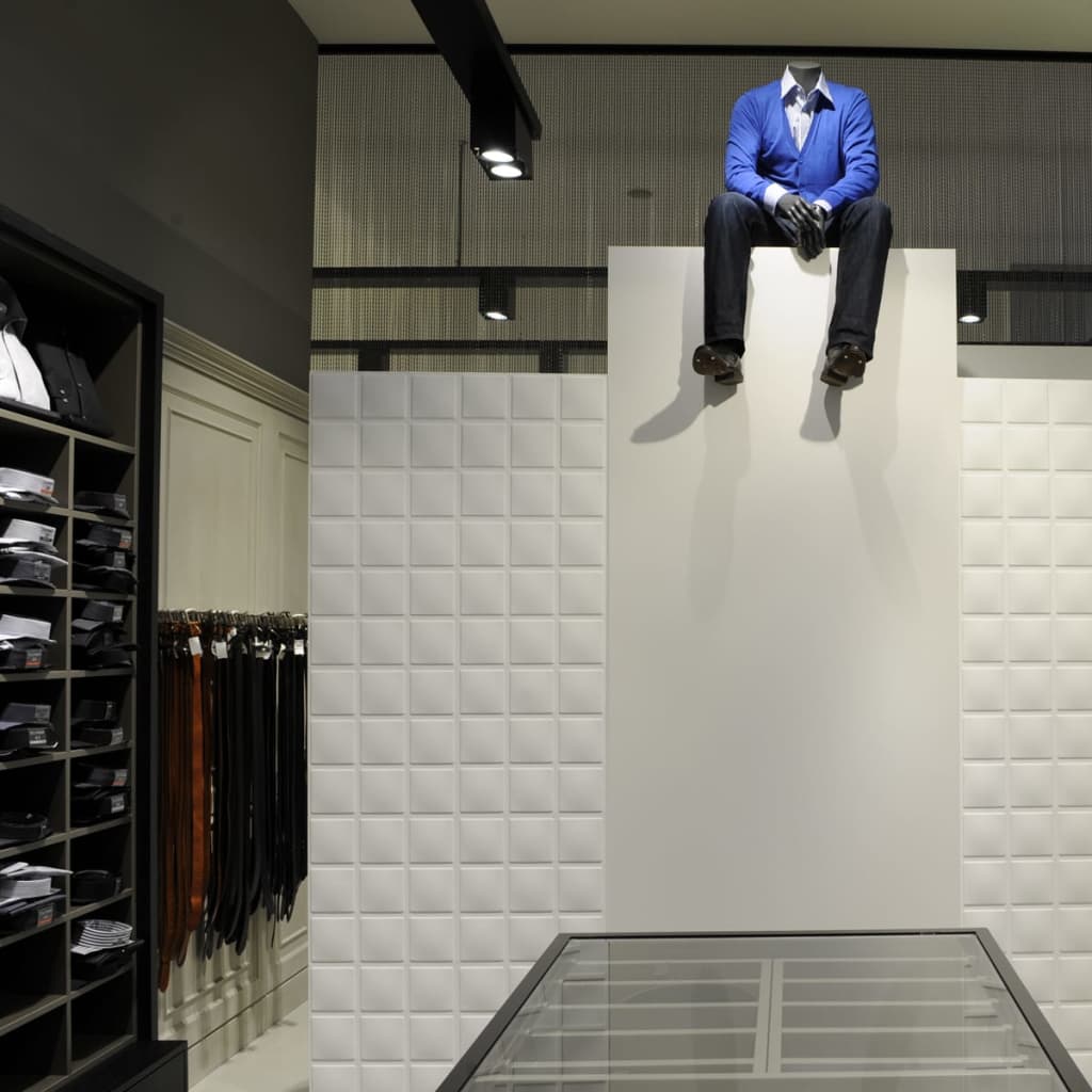 WallArt 3D Sienos plokštės GA-WA07, 24 vnt., kubų dizainas