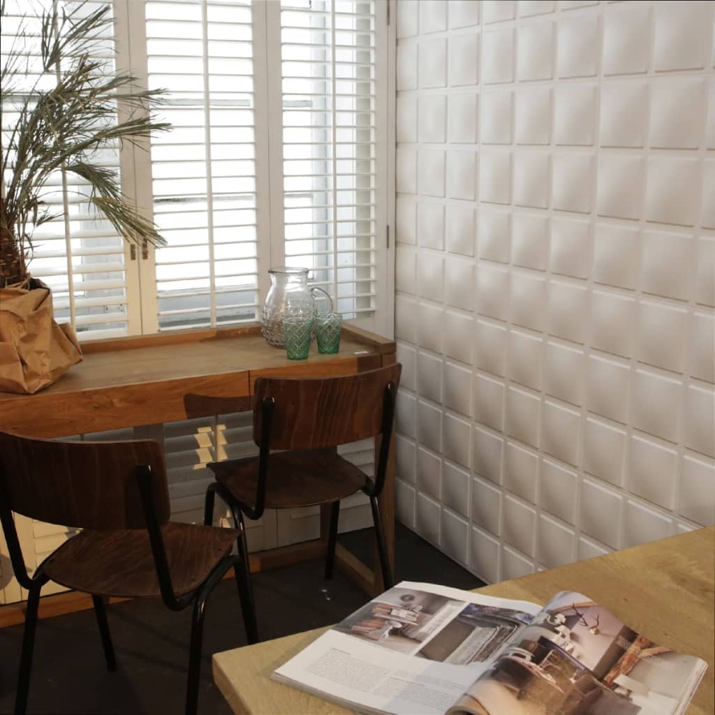 WallArt 3D Sienos plokštės GA-WA07, 24 vnt., kubų dizainas