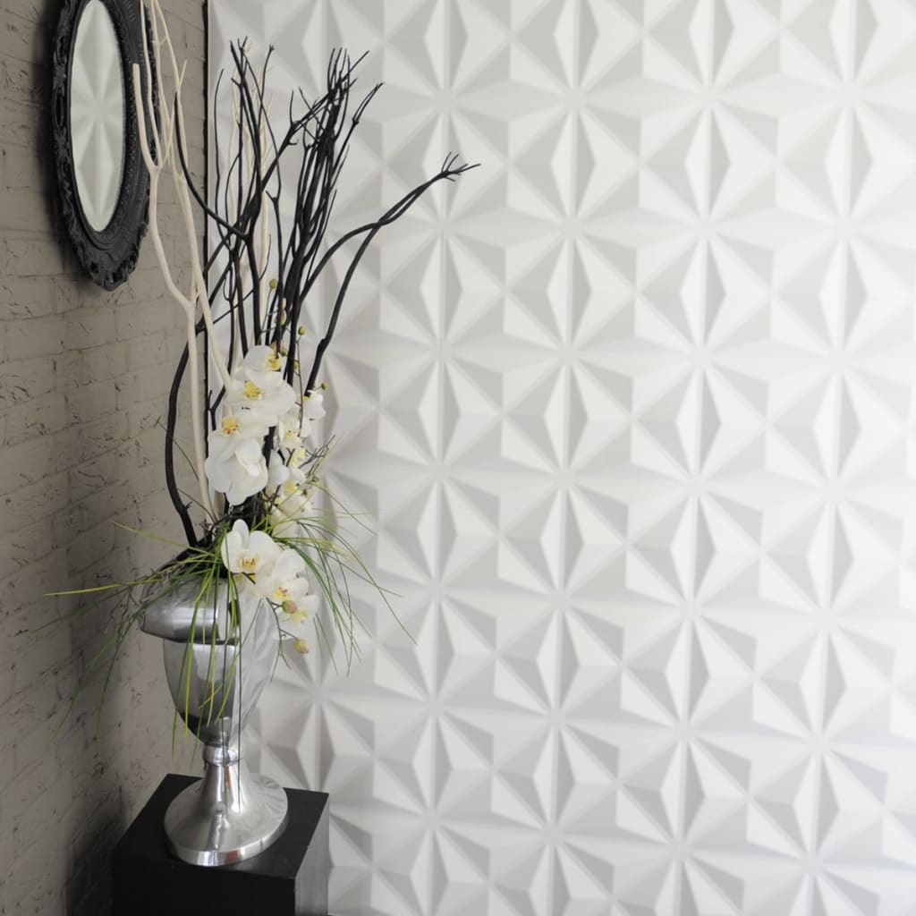 WallArt 3D Sienos plokštės GA-WA17, 24 vnt., Cullinans dizainas