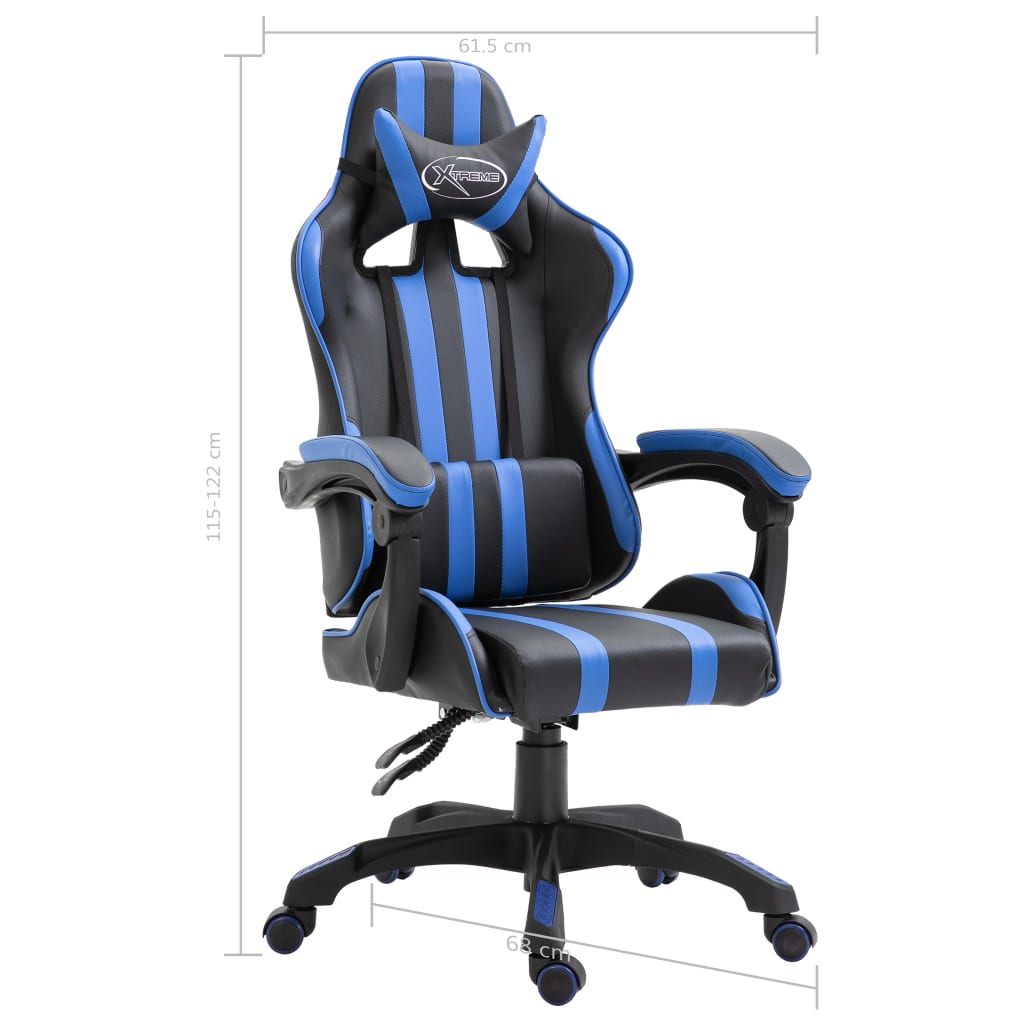 Žaidimų kėdė, mėlyna, poliuretano putos