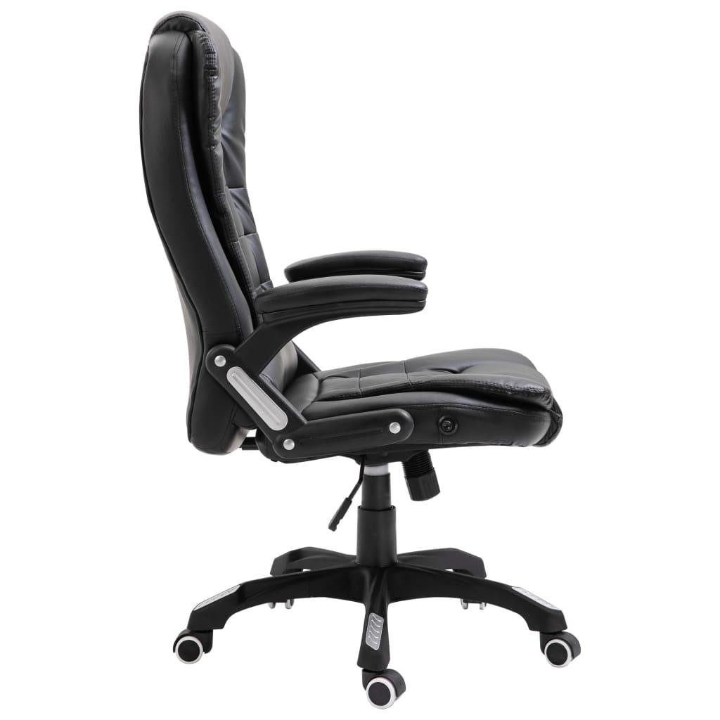 Biuro kėdė, juoda, dirbtinė oda