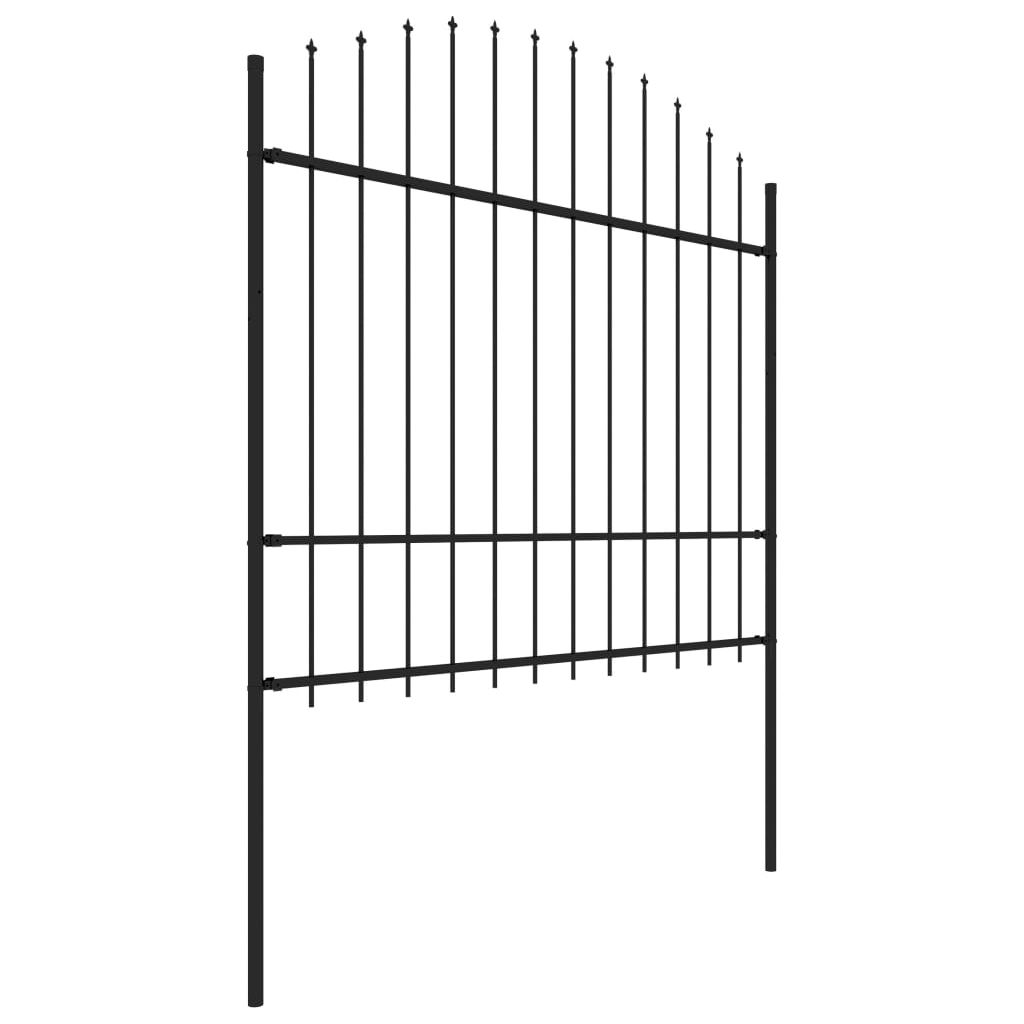 Lauko tvora su iečių viršug., juoda, (1,5-1,75)x1,7m, plienas
