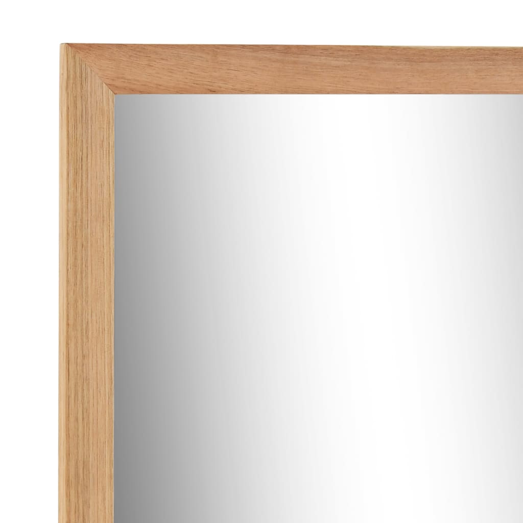 Praustuvo spintelė su veidrodžiu, riešutmedžio medienos masyv.