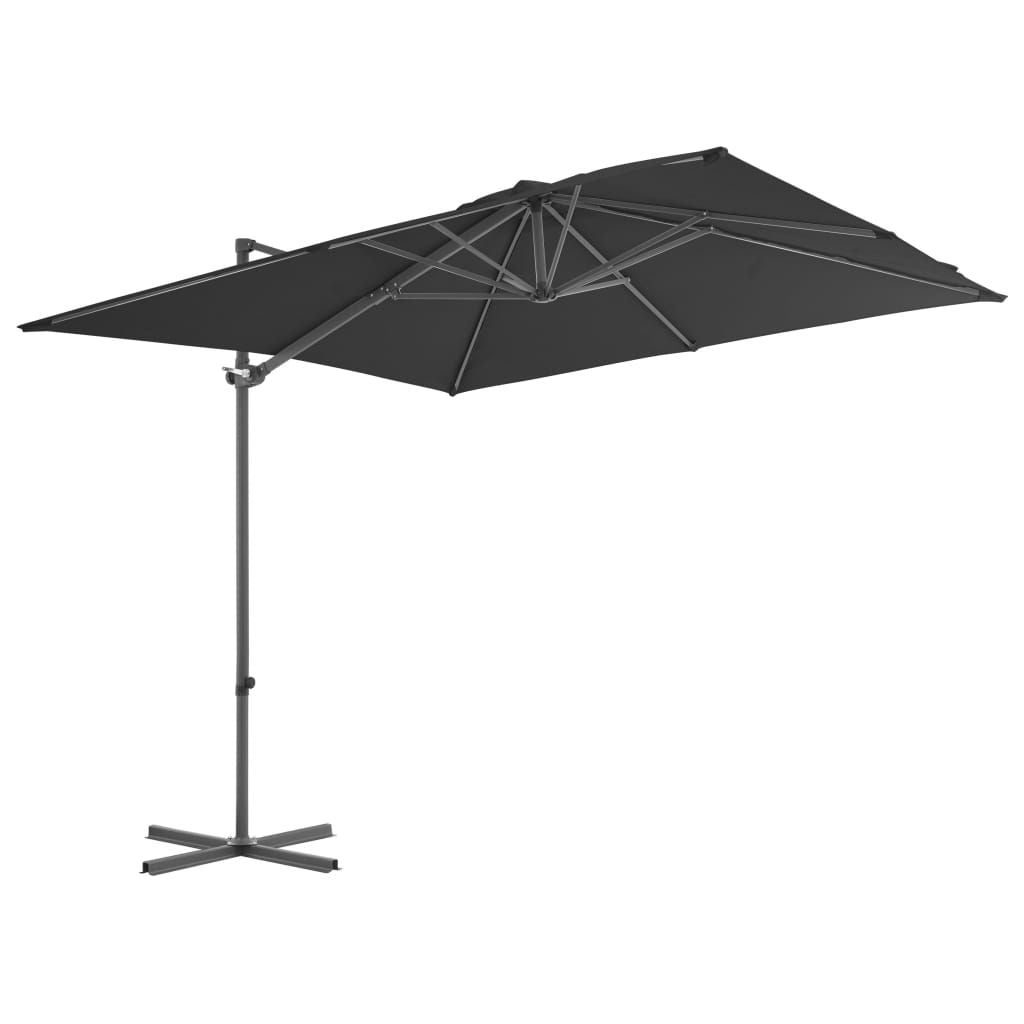 Lauko skėtis su nešiojamu pagrindu, antracito sp.